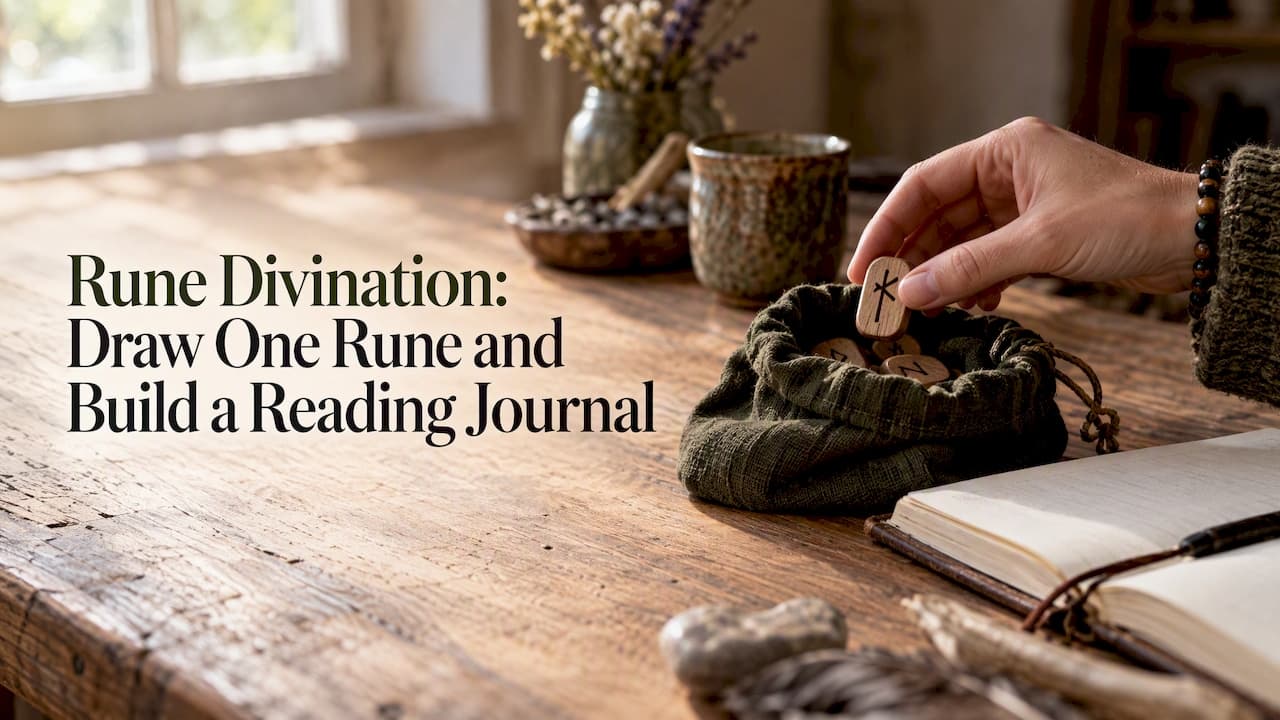 Rune Divination: Draw One Rune and Build a Reading Journal