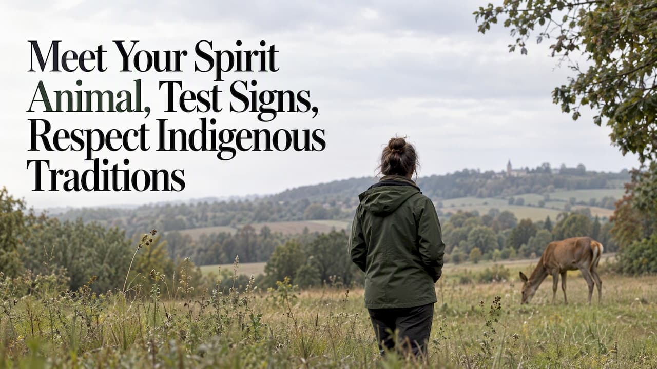 Meet Your Spirit Animal, Test Signs, Respect Indigenous Traditions